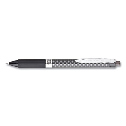 Picture of Oh! Gel Pen, Retractable, Medium 0.7 Mm, Black Ink, Black Barrel, Dozen