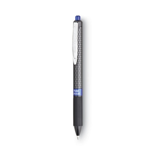 Picture of Oh! Gel Pen, Retractable, Medium 0.7 Mm, Blue Ink, Black Barrel, Dozen