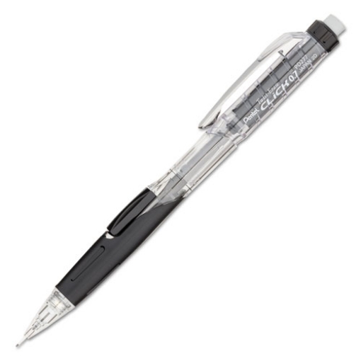 Picture of Twist-Erase CLICK Mechanical Pencil, 0.7 mm, HB (#2), Black Lead, Black Barrel