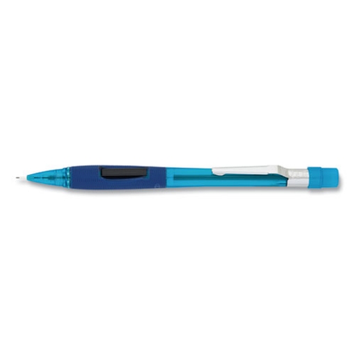 Picture of Quicker Clicker Mechanical Pencil, 0.5 mm, HB (#2), Black Lead, Transparent Blue Barrel