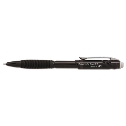 Picture of Twist-Erase GT Pencils, 0.5 mm, HB (#2), Black Lead, Black Barrel