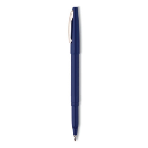 Picture of Rolling Writer Roller Ball Pen, Stick, Medium 0.8 Mm, Blue Ink, Blue Barrel, Dozen