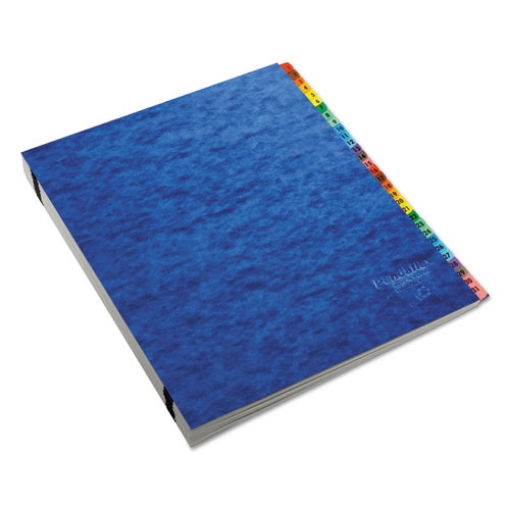 Picture of Expanding Desk File, 31 Dividers, Date Index, Letter Size, Blue Cover