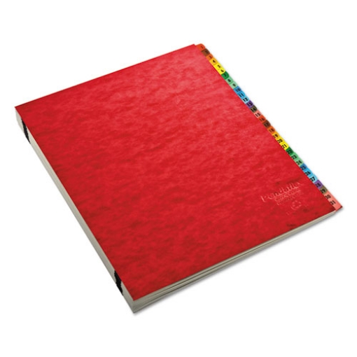 Picture of Expanding Desk File, 31 Dividers, Date Index, Letter Size, Red Cover