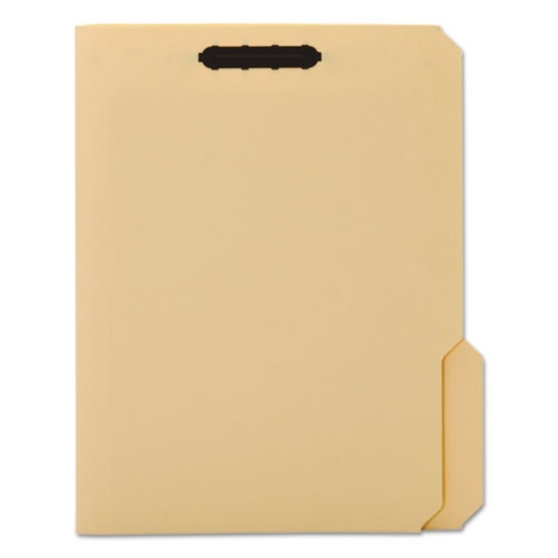 Picture of Top Tab Fastener Folder, 0.75" Expansion, 2 Fasteners, Letter Size, Manila Exterior, 50/Box