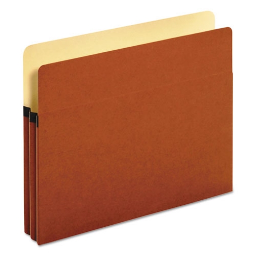 Picture of Standard Expanding File Pockets, 1.75" Expansion, Letter Size, Red Fiber, 25/box