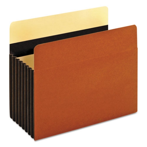 Picture of Heavy-Duty File Pockets, 7" Expansion, Letter Size, Redrope, 5/box