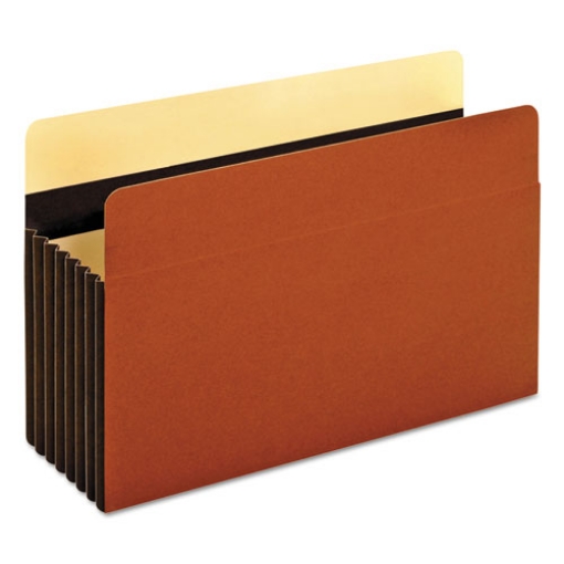 Picture of Heavy-Duty File Pockets, 7" Expansion, Legal Size, Redrope, 5/box