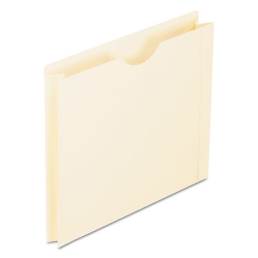 Picture of Manila Reinforced File Jackets, 2-Ply Straight Tab, Letter Size, Manila, 50/box