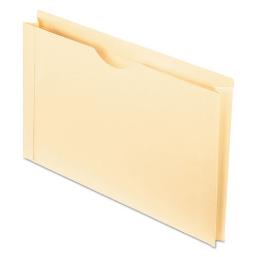 Picture of Manila Reinforced File Jackets, 2-Ply Straight Tab, Legal Size, Manila, 50/box