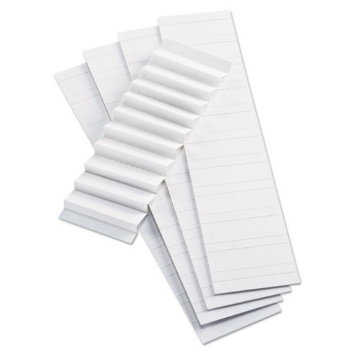 Picture of Blank Inserts For Hanging File Folders, Compatible with 42 Series Tabs, 1/5-Cut, White, 2" Wide, 100/Pack