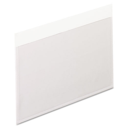 Picture of Self-Adhesive Pockets, 3 X 5, Clear Front/white Backing, 100/box