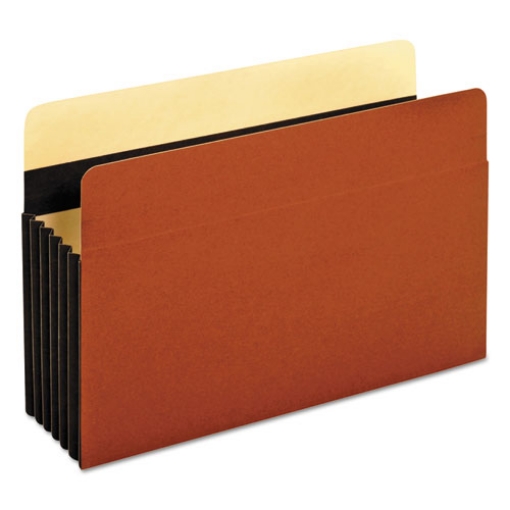 Picture of Heavy-Duty File Pockets, 5.25" Expansion, Legal Size, Redrope, 10/box