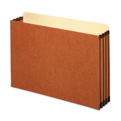 Picture of File Cabinet Pockets, 3.5" Expansion, Legal Size, Redrope, 10/box