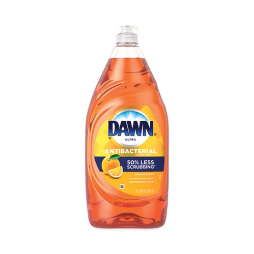 Picture of Ultra Antibacterial Dishwashing Liquid, Orange Scent, 38 oz Bottle, 8/Carton