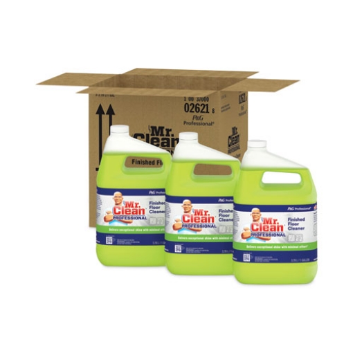 Picture of Finished Floor Cleaner, Lemon Scent, 1 Gal Bottle, 3/carton