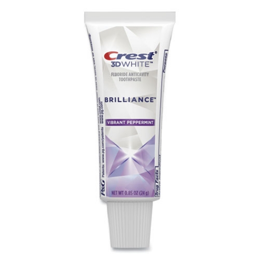 Picture of 3D White Brilliance Advanced Whitening Technology + Advanced Stain Protection Toothpaste, 0.85 oz Tube, 72/Carton