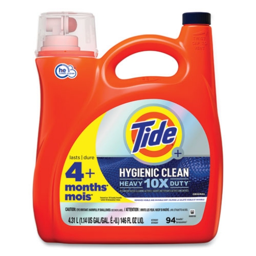 Picture of Hygienic Clean Heavy 10x Duty Liquid Laundry Detergent, Original Scent, 146 oz Pour Bottle, 4/Carton