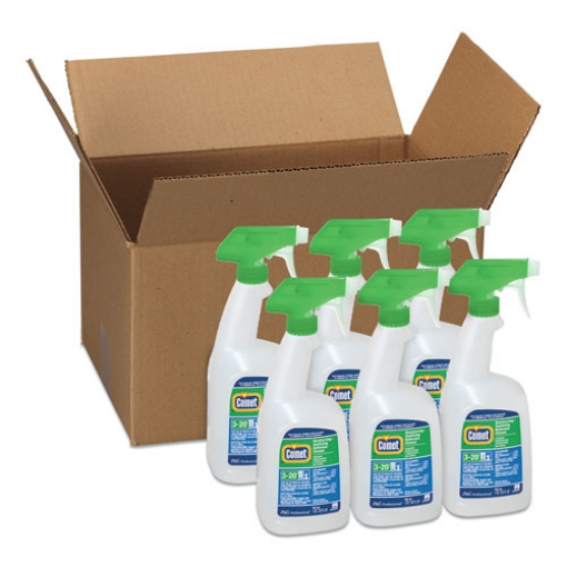 Picture of Disinfecting-Sanitizing Bathroom Cleaner, 32 Oz Trigger Spray Bottle, 6/carton