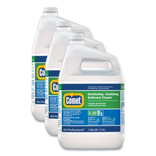 Picture of Disinfecting-Sanitizing Bathroom Cleaner, One Gallon Bottle, 3/carton