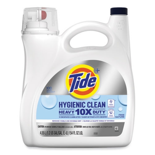 Picture of Hygienic Clean Heavy 10x Duty Liquid Laundry Detergent, Unscented, 154 oz Bottle, 4/Carton