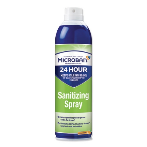 Picture of 24-Hour Disinfectant Sanitizing Spray, Citrus, 15 Oz Aerosol Spray, 6/carton