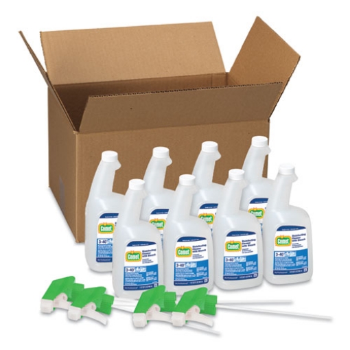 Picture of Disinfecting Cleaner With Bleach, 32 Oz, Plastic Spray Bottle, Fresh Scent, 8/carton