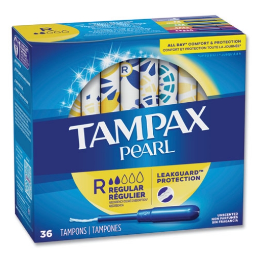 Picture of Pearl Tampons, Regular, 36/box, 12 Box/carton