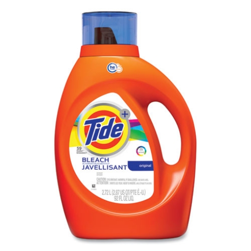 Picture of Liquid Laundry Detergent Plus Bleach Alternative, He Compatible, Original Scent, 92 Oz Bottle, 4/carton