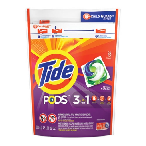 Picture of Pods, Laundry Detergent, Spring Meadow, 35/pack, 4 Packs/carton