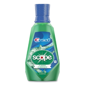 Picture of + Scope Mouth Rinse, Classic Mint, 1 L Bottle, 6/carton