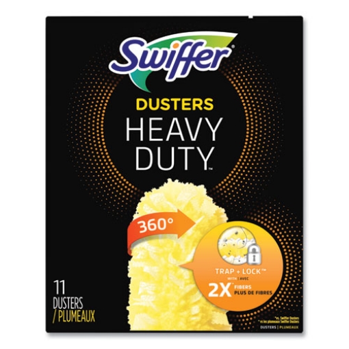 Picture of Heavy Duty Dusters Refill, Dust Lock Fiber, 2" X 6", Yellow, 33/carton