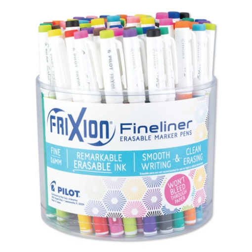 Picture of Frixion Fineliner Erasable Porous Point Pen, Stick, Fine 0.6 Mm, Assorted Ink And Barrel Colors, 72/pack