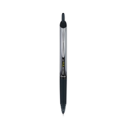 Picture of Precise V10rt Roller Ball Pen, Retractable, Bold 1 Mm, Black Ink, Black Barrel, Dozen