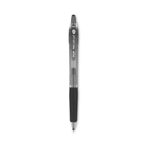 Picture of Precise Gel BeGreen Gel Pen, Retractable, Fine 0.7 mm, Black Ink, Smoke Barrel, Dozen