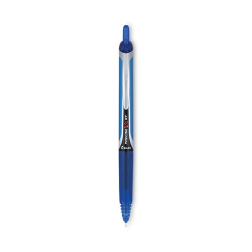 Picture of Precise V5rt Roller Ball Pen, Retractable, Extra-Fine 0.5 Mm, Blue Ink, Blue Barrel