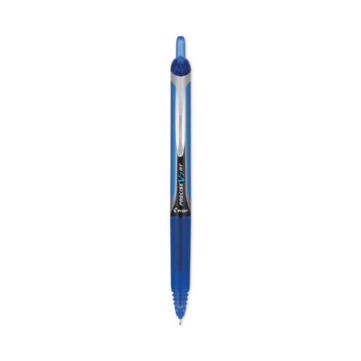 Picture of Precise V7rt Roller Ball Pen, Retractable, Fine 0.7 Mm, Blue Ink, Blue Barrel