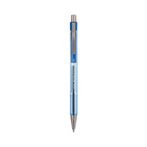 Picture of Better Ballpoint Pen, Retractable, Fine 0.7 Mm, Blue Ink, Translucent Blue Barrel, Dozen