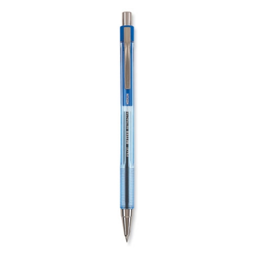 Picture of Better Ballpoint Pen, Retractable, Medium 1 Mm, Blue Ink, Translucent Blue Barrel, Dozen