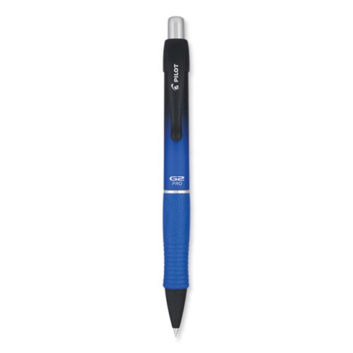 Picture of G2 Pro Gel Pen, Retractable, Fine 0.7 Mm, Black Ink, Blue Barrel