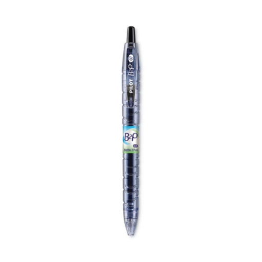 Picture of B2p Bottle-2-Pen Recycled Gel Pen, Retractable, Fine 0.7 Mm, Black Ink, Translucent Blue Barrel