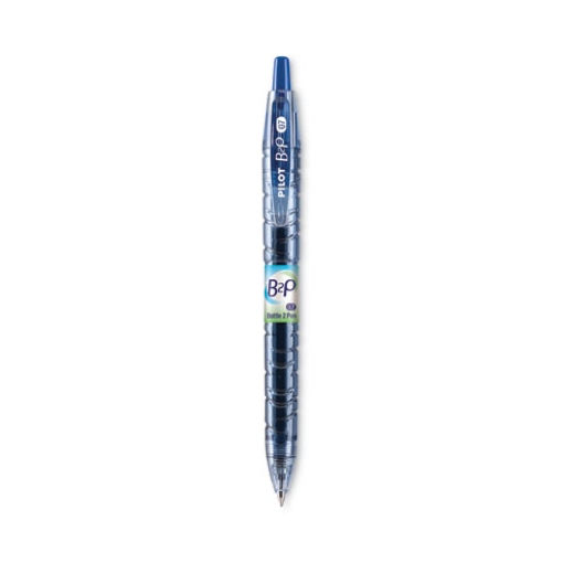 Picture of B2p Bottle-2-Pen Recycled Gel Pen, Retractable, Fine 0.7 Mm, Blue Ink, Translucent Blue Barrel