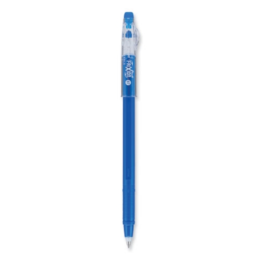 Picture of Frixion Colorsticks Erasable Gel Pen, Clipless Stick, Fine 0.7 Mm, Blue Ink, Blue Barrel, Dozen