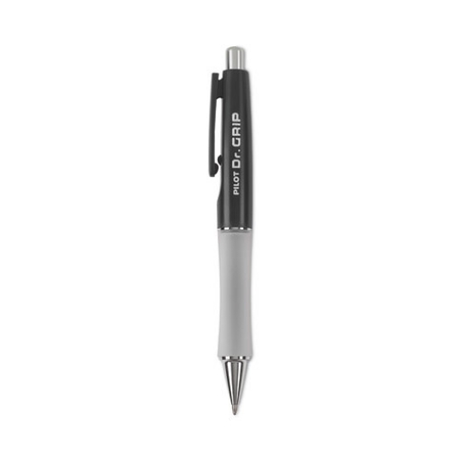 Picture of Dr. Grip Ballpoint Pen, Retractable, Medium 1 Mm, Black Ink, Black Barrel