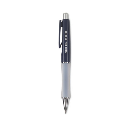 Picture of Dr. Grip Ballpoint Pen, Retractable, Medium 1 Mm, Blue Ink, Navy Barrel