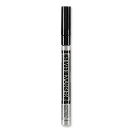 Picture of Creative Art And Crafts Marker, Extra-Fine Brush Tip, Silver