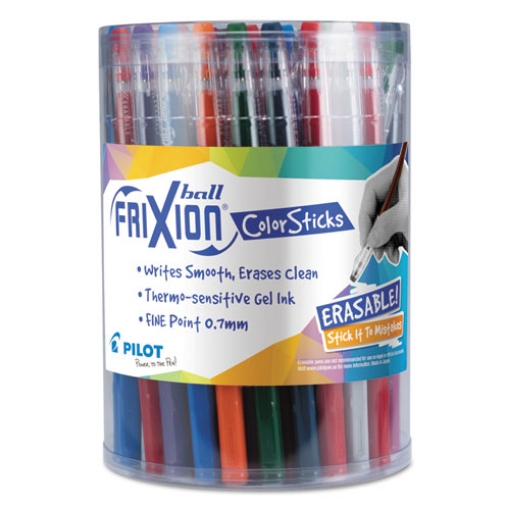 Picture of Frixion Colorsticks Erasable Gel Pen, Stick, Fine 0.7 Mm, Ten Assorted Ink And Barrel Colors, 36/pack