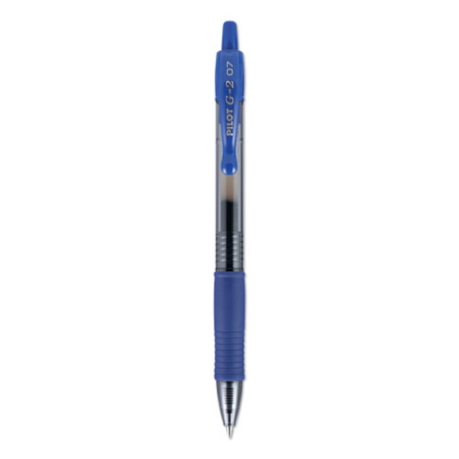 Picture of G2 Premium Gel Pen Convenience Pack, Retractable, Fine 0.7 mm, Blue Ink, Smoke/Blue Barrel, 36/Pack