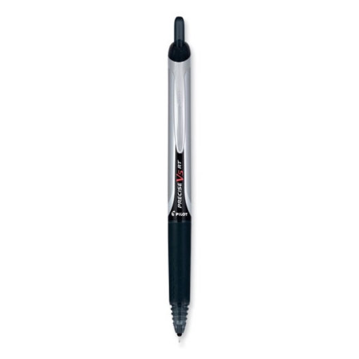 Picture of Precise V5rt Roller Ball Pen, Retractable, Extra-Fine 0.5 Mm, Black Ink, Black Barrel, 30/pack