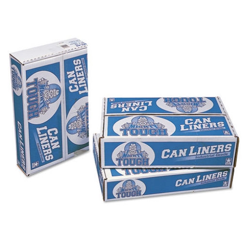 Picture of Linear Low Density Can Liners, 60 Gal, 0.75 Mil, 38" X 58", White, 100/carton